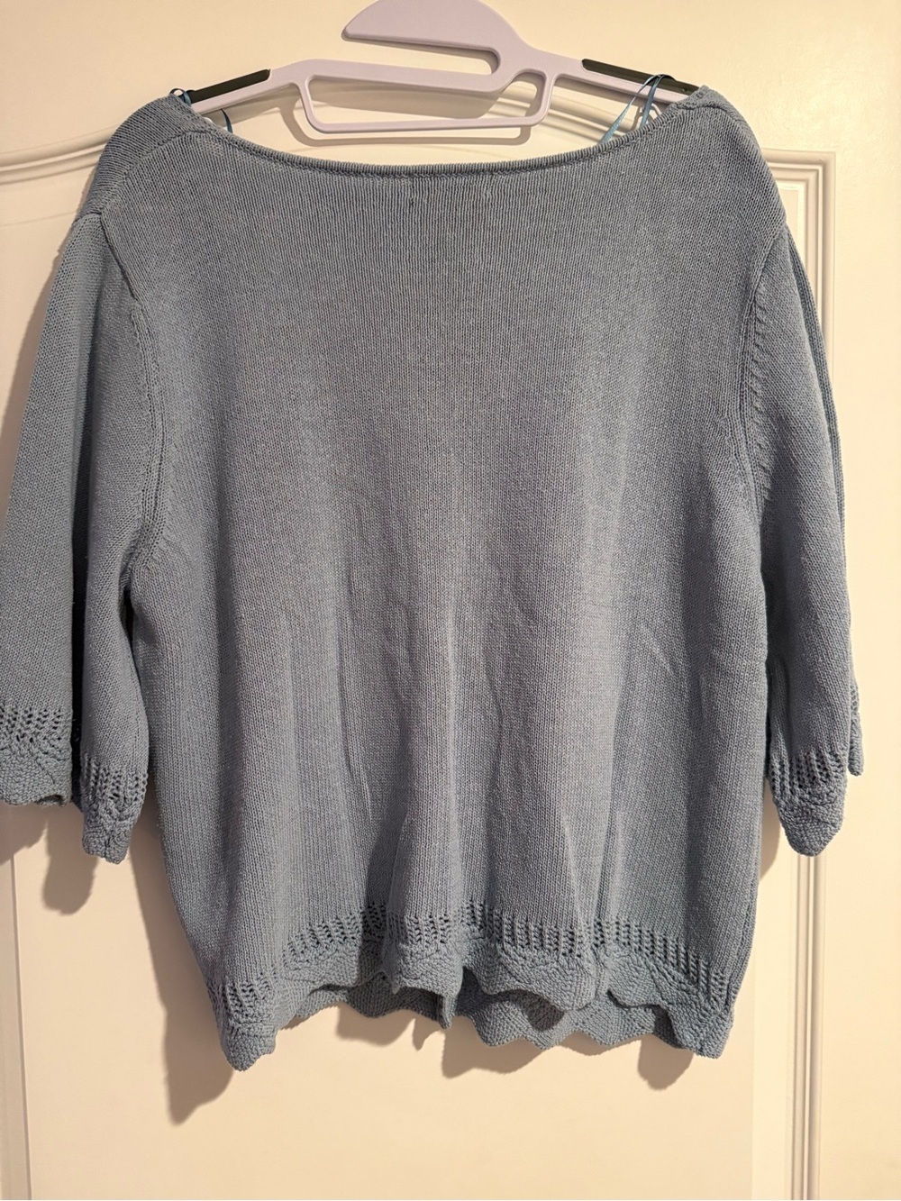 Frye Light Blue Cardigan Size Large NWT Color - Picture 2 of 6